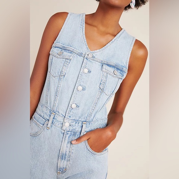 AGOLDE Seventies Denim Jumpsuit. Size 4 - Picture 13 of 15